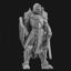 Fully Armed Medieval Guard 3D Printing Model STL
