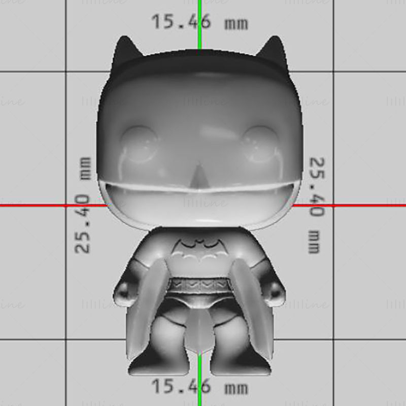 نموذج الطباعة Funko Batman ثلاثي الأبعاد STL
