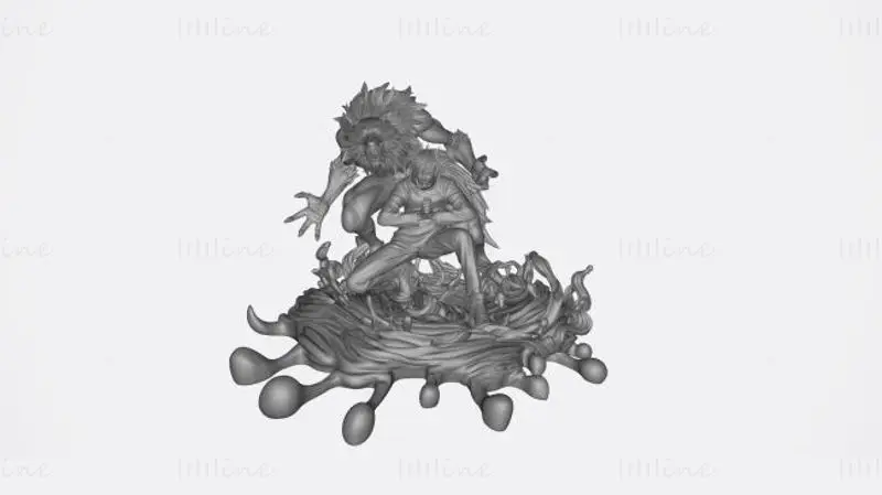 Fushiguro Megumi - Jujutsu Kaizen 3D tiskalni model STL