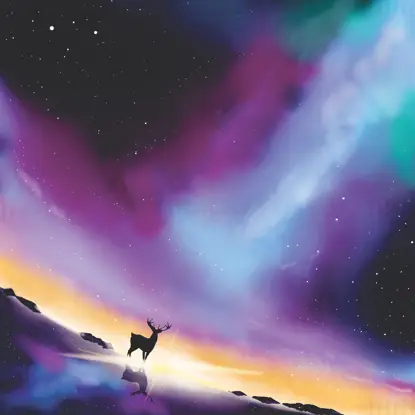 Ilustracija Galaxy Sky PSD