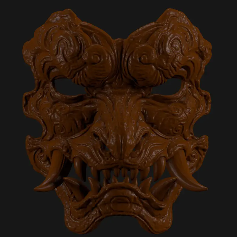 Maschera della bestia di Galeguard (Black Myth Wukong) Modello di stampa 3D STL