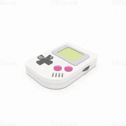 Game Boy Pocket-3D-model