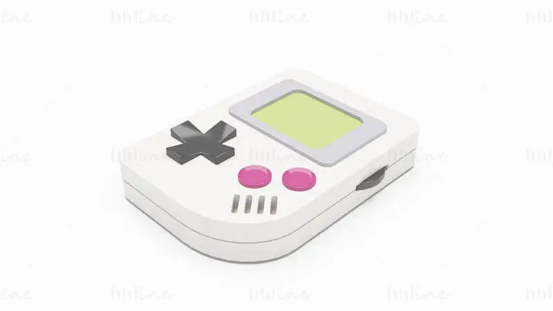 Game Boy bolsillo modelo 3d