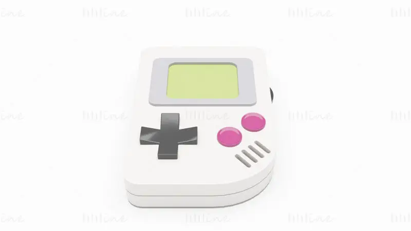 Game Boy Pocket 3D Model