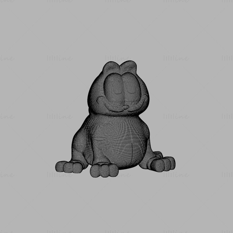 Garfield 3D-printmodel STL