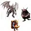 Modelo de impresión 3D de Gargoyle Guardian, The Book Monster Trio