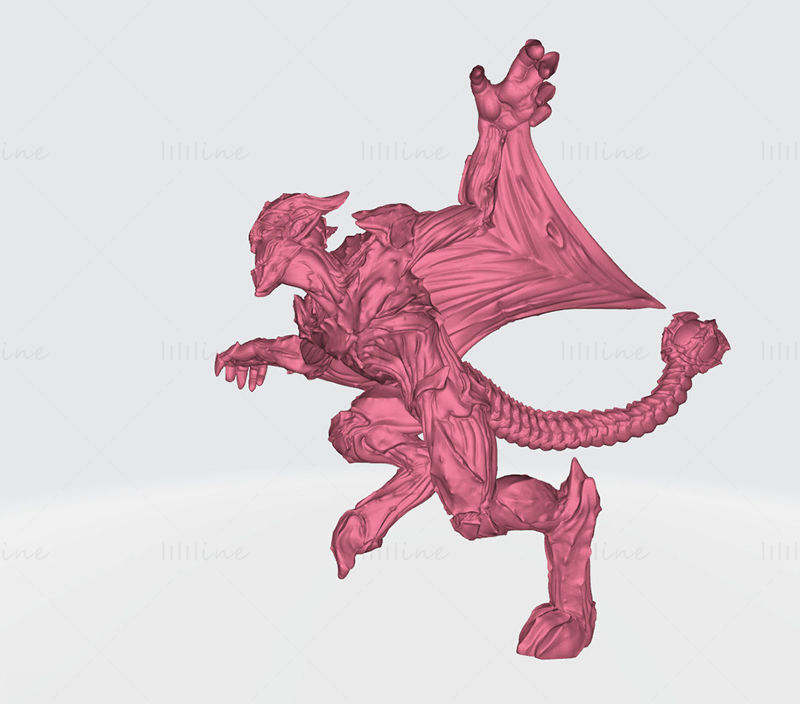 Gárgolas corriendo modelo de impresión 3D STL