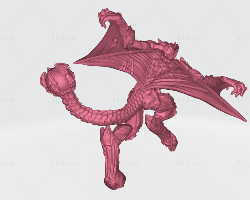 Gargoyles Running 3D Print Model STL