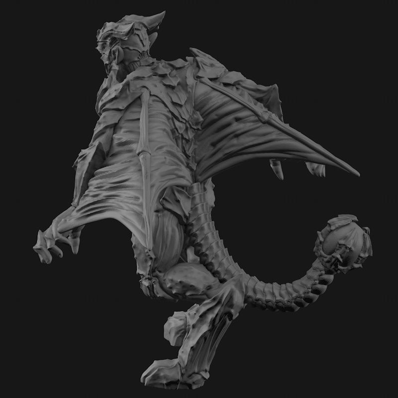 Gargoyles Standing 3D Print Model STL