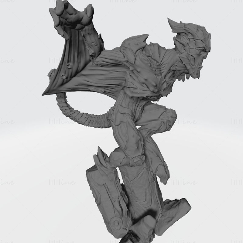 Gargoyles Heykeli 3D Baskı Modeli STL