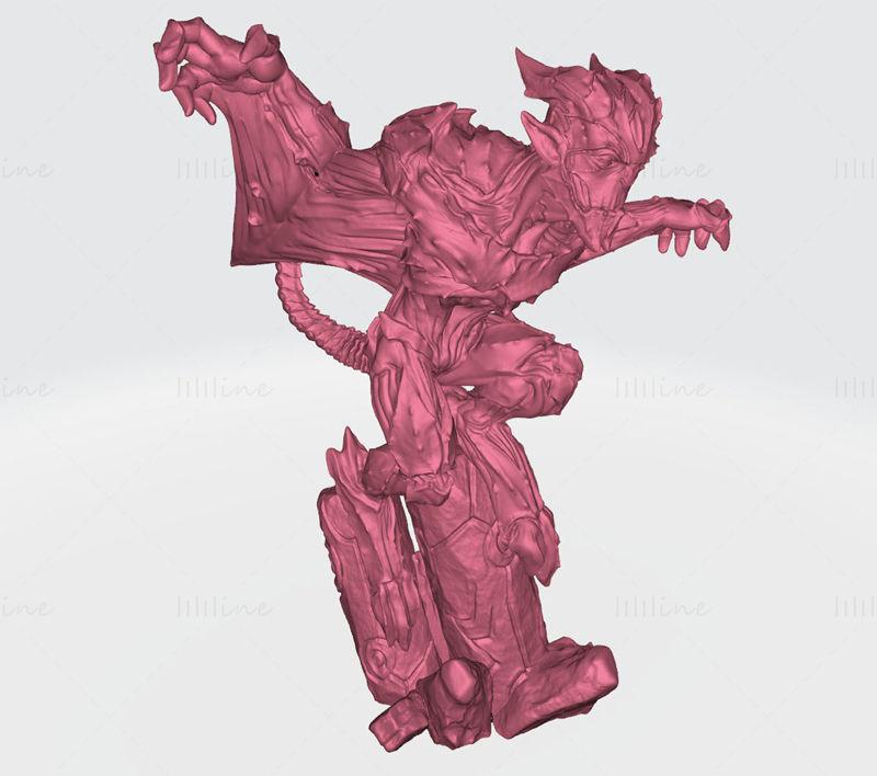 石像鬼雕像手办3D打印模型STL