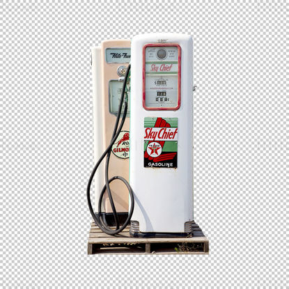 Gas pumps front view png