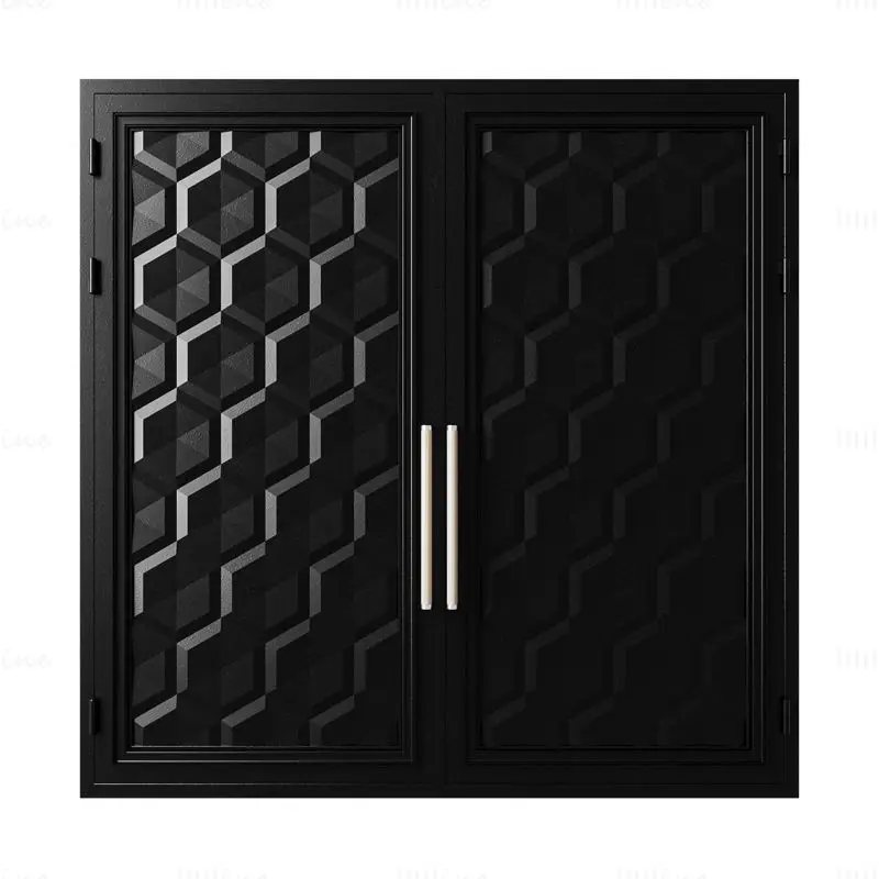 Gate black loft 014 3d model