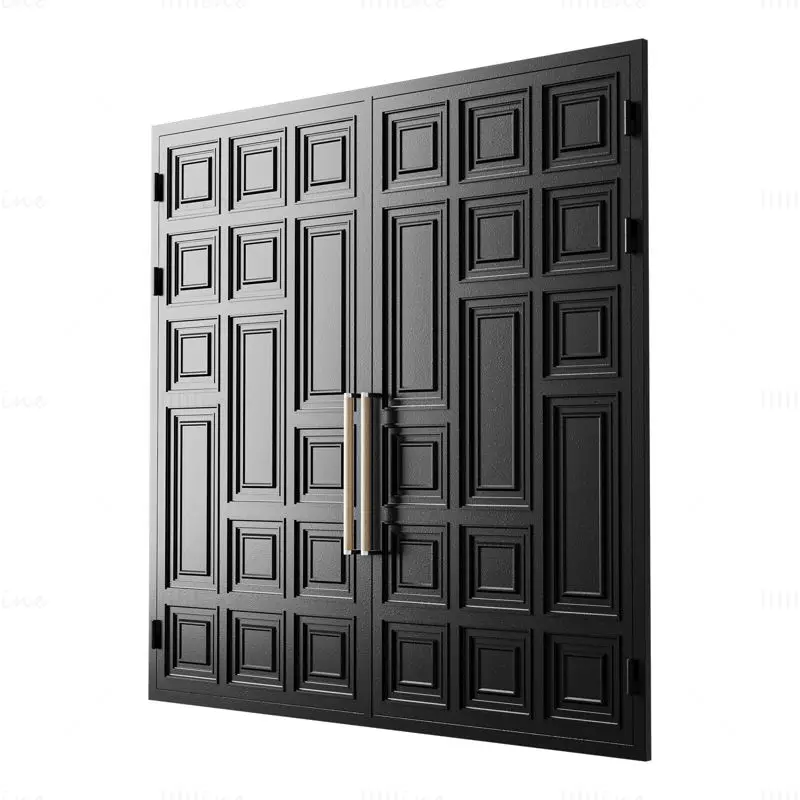 Gate black loft 08 3d model