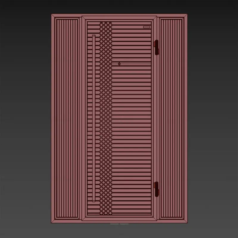 Model 3D Modern Gate