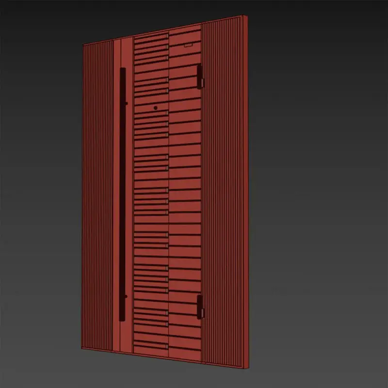 Modelo 3D de piano de puerta