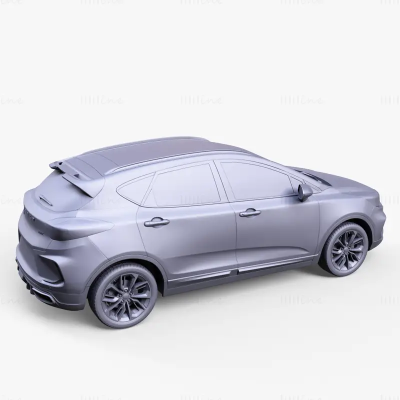 Geely Emgrand GS bil 3D-modell