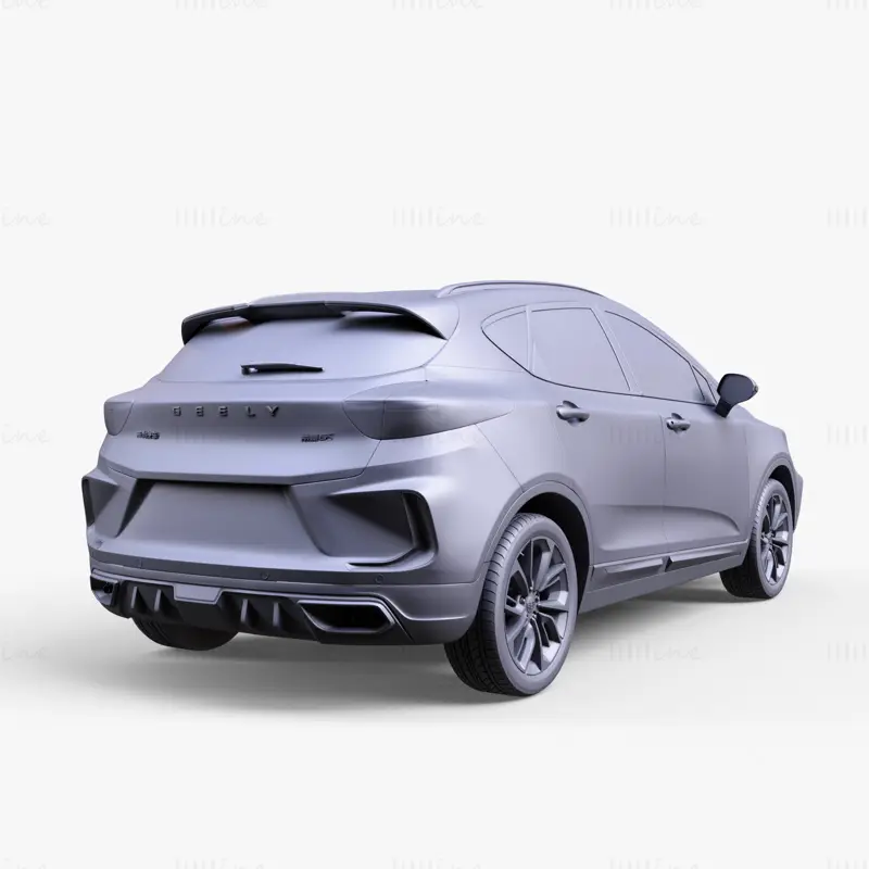 Geely Emgrand GS Car 3D Model