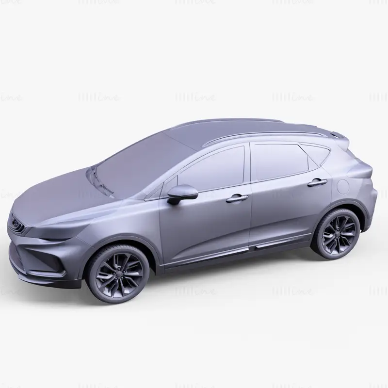 Geely Emgrand GS bil 3D-modell