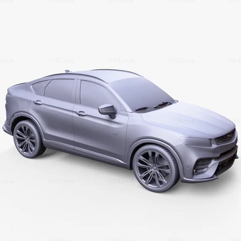 Voiture Geely Xing Yue modèle 3D