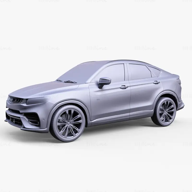 Geely Xing Yue Car 3D Model