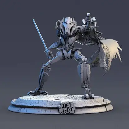 General Grievous - 3D tiskalni model Vojne zvezd STL