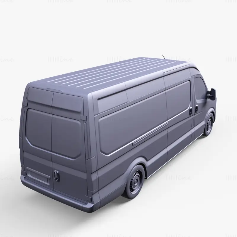 Model 3D generic Van Heavy