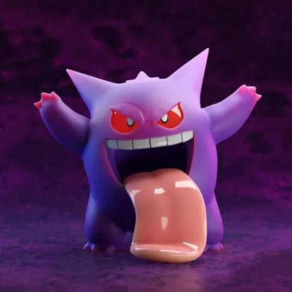 Gengar Pokemon 3D Printing Model STL