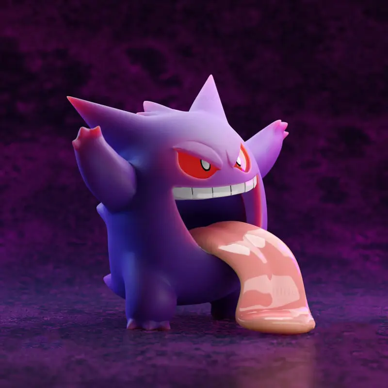 Gengar Pokemon 3D Printing Model STL