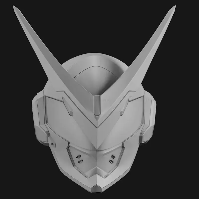 Modello di stampa 3D per casco Genji Sentai Overwatch, file STL, indossabile per cosplay