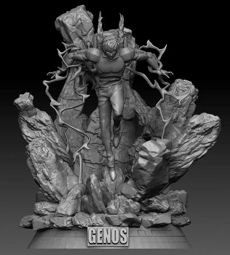 Genos One Punch Man 3D Printing Model STL