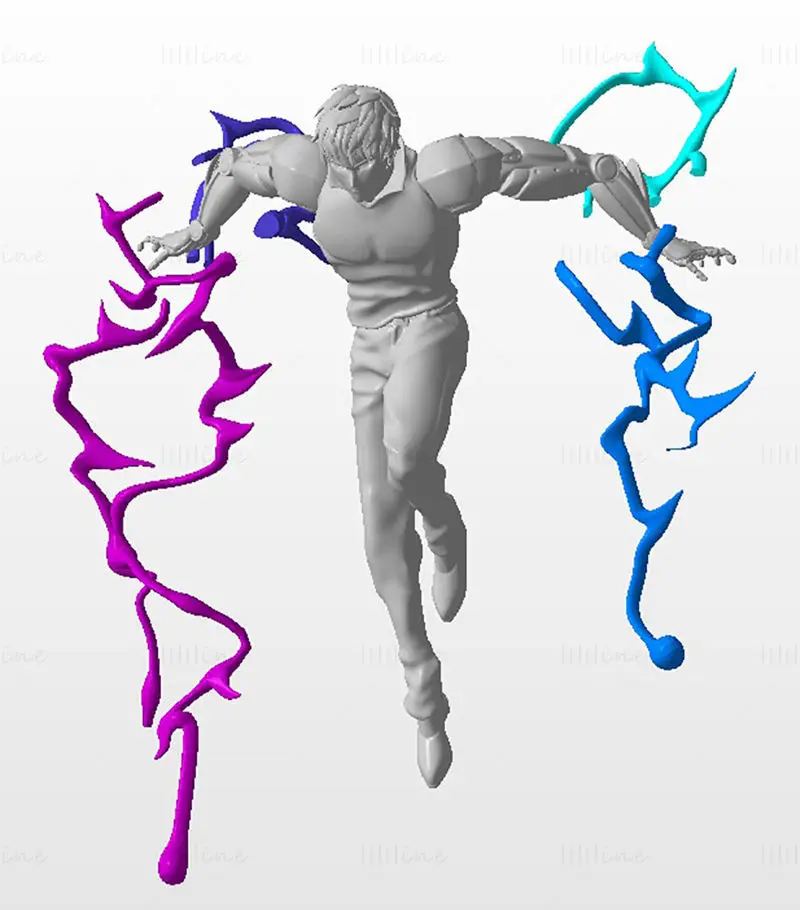 Genos One Punch Man 3D Printing Model STL