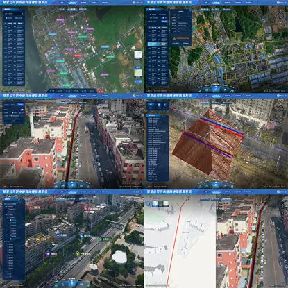 Geografisches Informationssystem für die Benutzeroberfläche des Wasserversorgungsnetzes Adobe XD-Vorlage