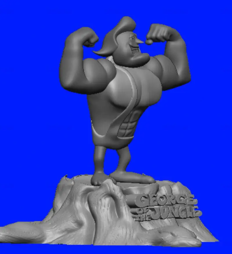 George de la jungla clásico 1967 Modelo de impresión 3D STL