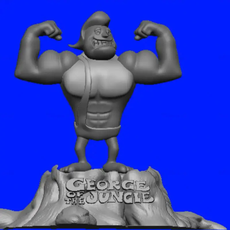 George de la jungla clásico 1967 Modelo de impresión 3D STL