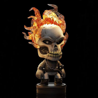 Ghost Rider 3D Model Ready to Print STL