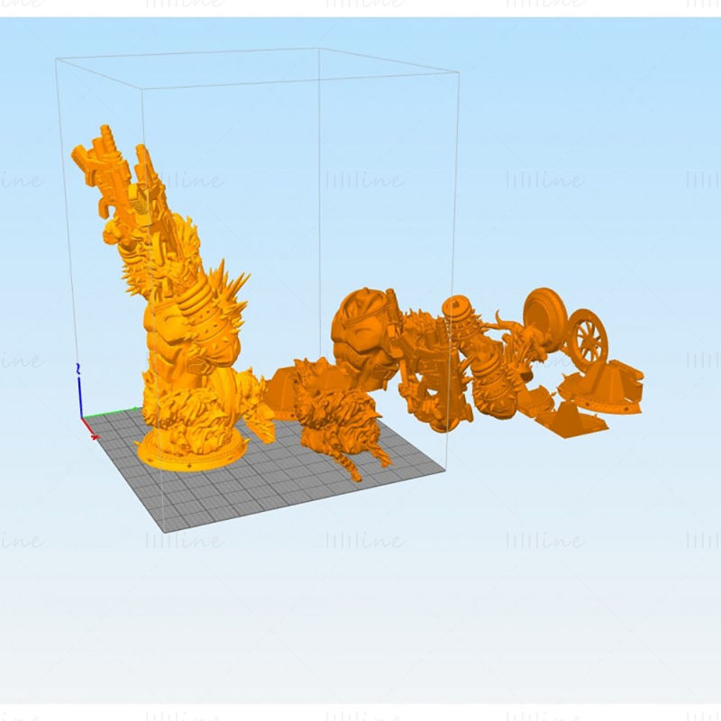 Modèle d'impression 3D du buste de Ghost Rider STL