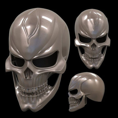 恶灵骑士头盔 3D 打印模型 STL