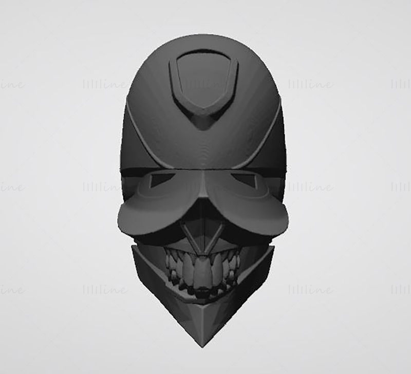 Ghost Rider Helmet 3D Printing Model STL
