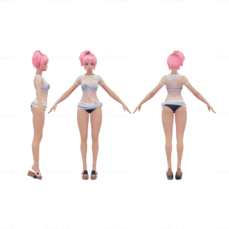 Girl 3D Model