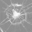 Glass crack hole transparent png