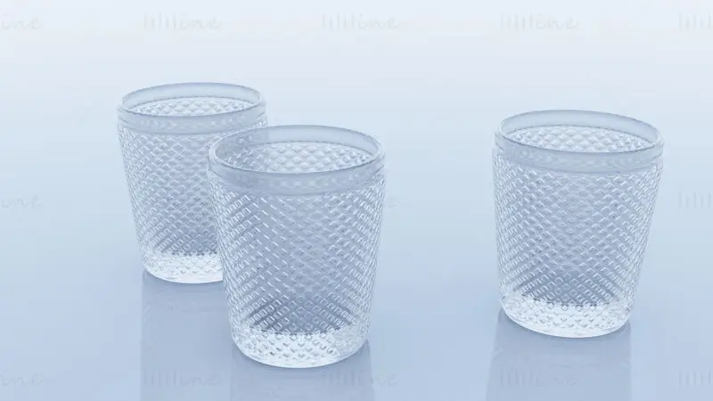 Glass Cup 3D Model