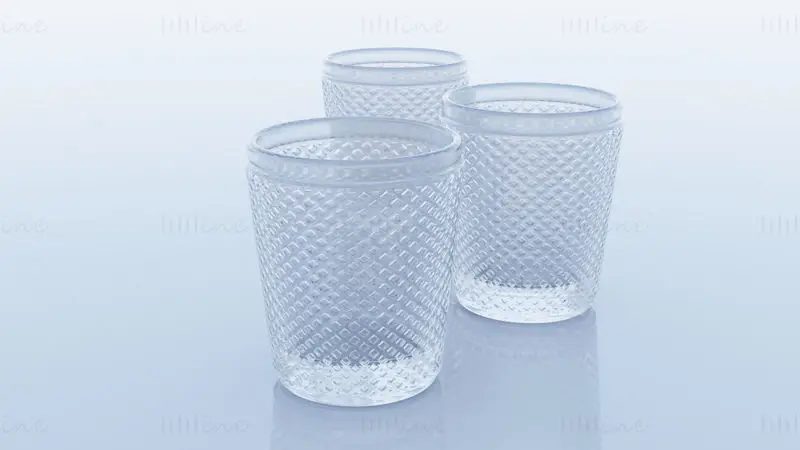 Glass Cup 3D Model