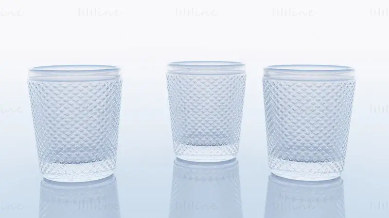 Glass Cup 3D Model