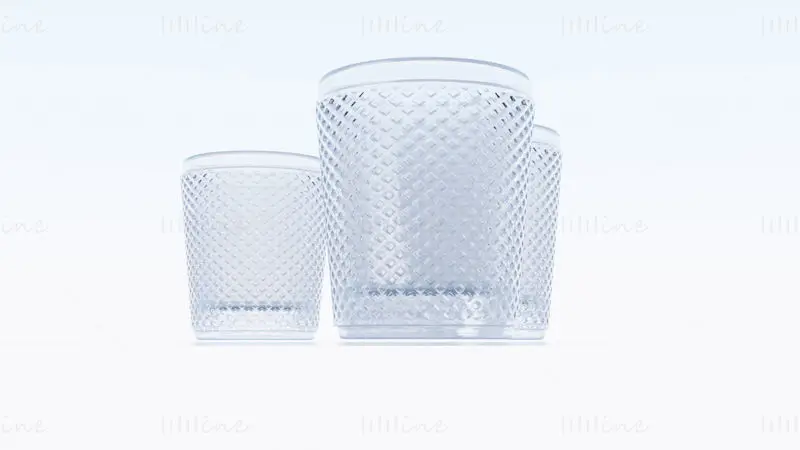 Glass Cup 3D Model