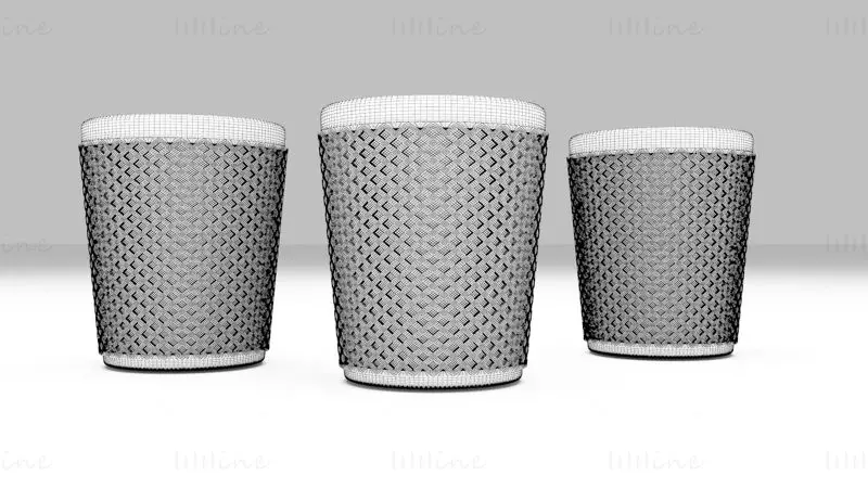 Glass Cup 3D Model