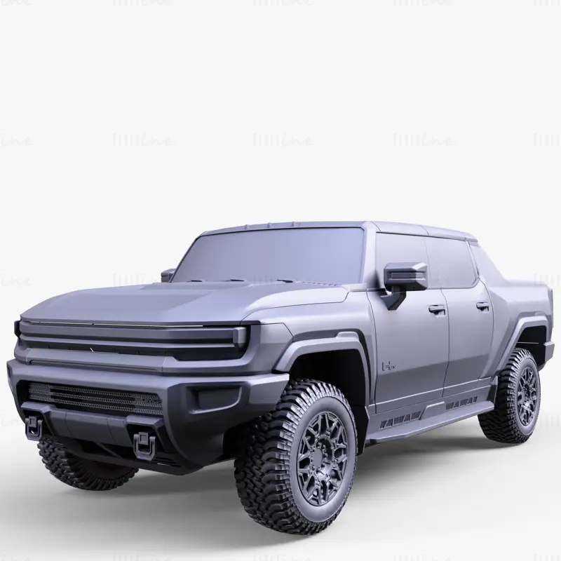 GMC Hummer ev pick-up 2022 modèle 3D