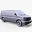 Van GMC Savana Cargo rwd 2500 Model 3D