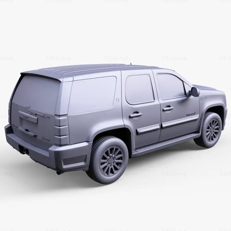 GMC Yukon Hybride 2013 modèle 3D