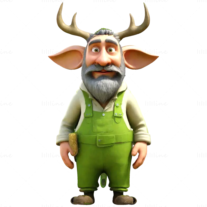 Gnome Squad: Hagevoktere 3D-utskriftsmodell